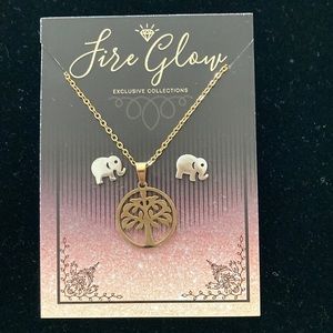 Earrings and Necklace Set